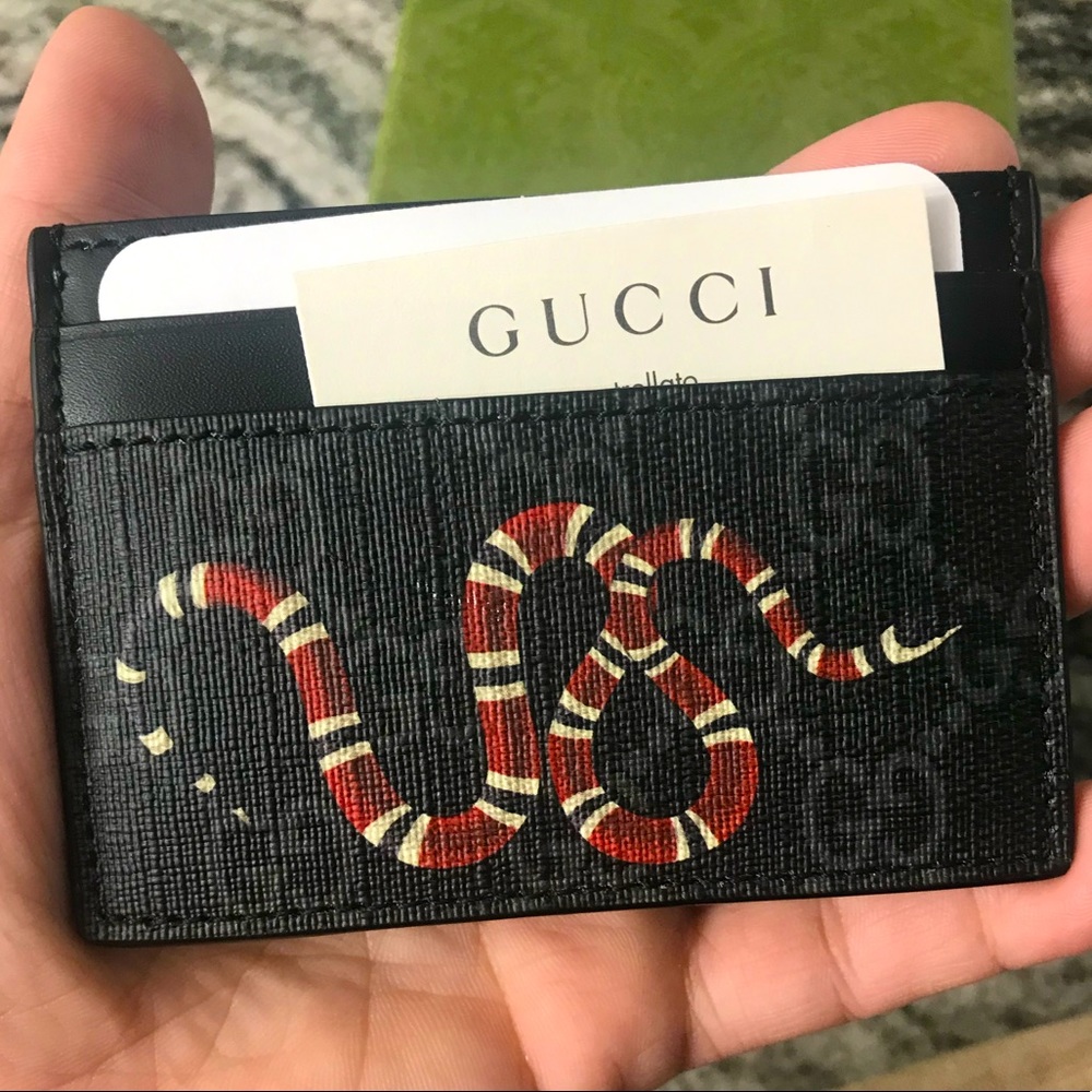 Nib gucci card holder